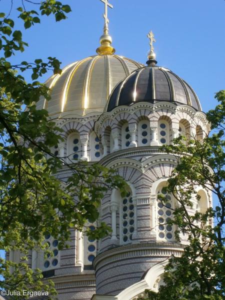 Kerktoren in Riga